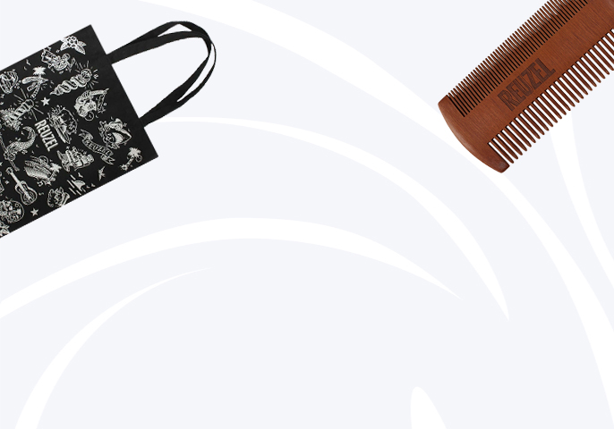 Reuzel + Comb or Shopping bag