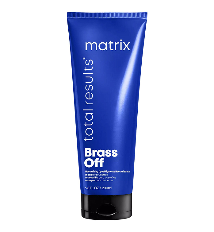 Matrix TOTAL RESULTS BRASS OFF Маска для нейтрализации медных оттенков у темных блондинок и осветлен фото 1