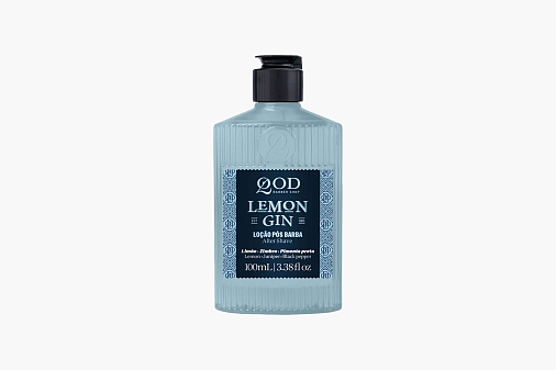 QOD Barber Shop After Shave Lotion Lemon Gin