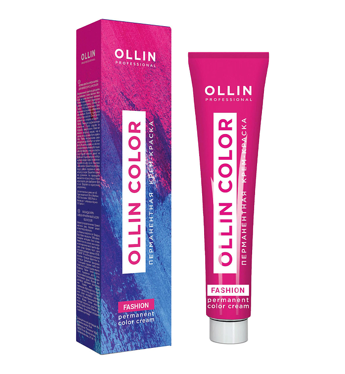 OLLIN Prof. OLLIN COLOR Перманентная крем-краска для волос Fashion Color Экстра-интенсивный синий 60 фото 2