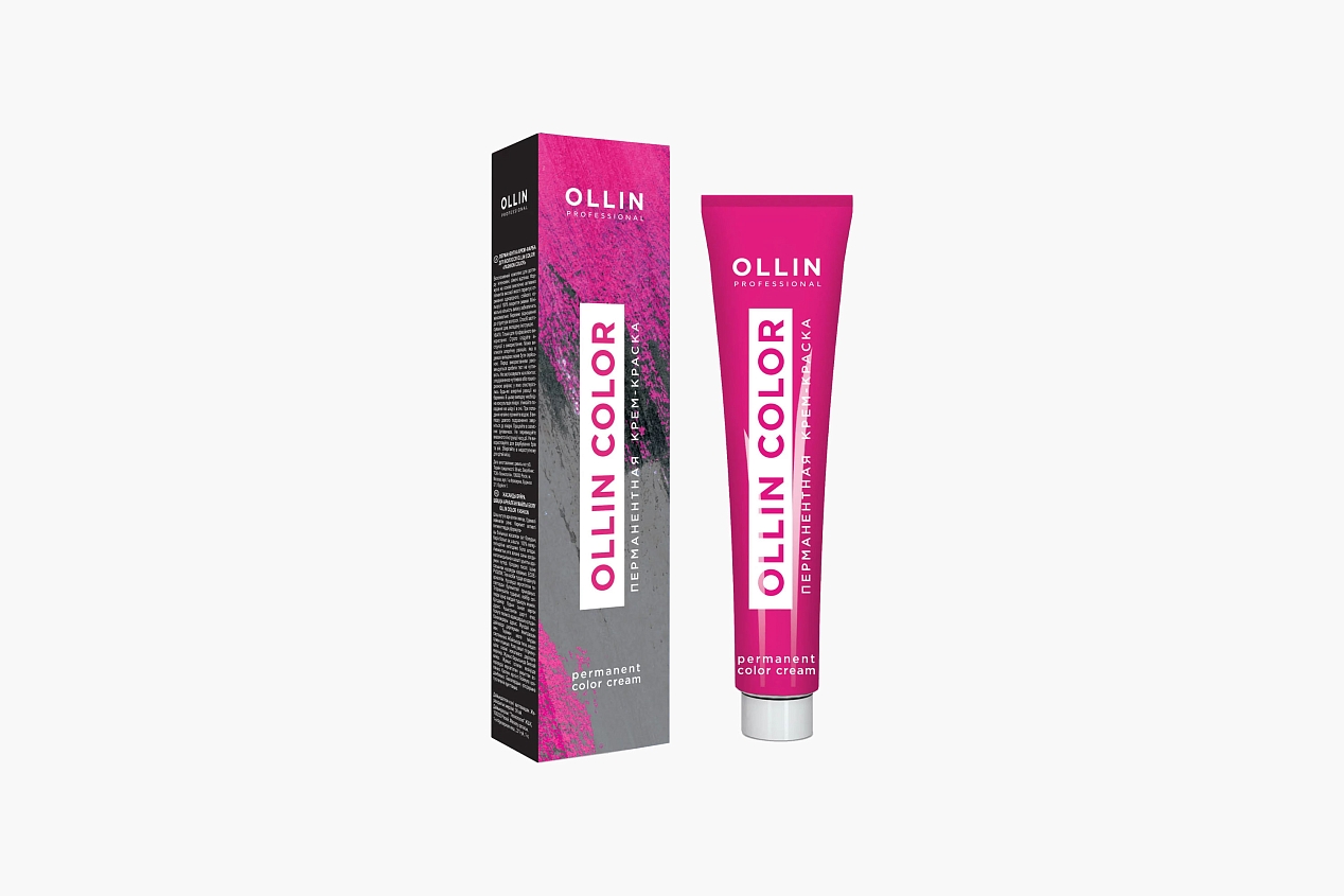 Перманентная крем-краска для волос Ollin Professional Color 7/7 Уцененный товар 100 мл