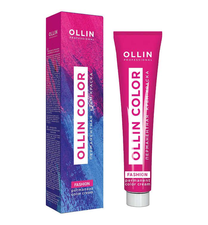 OLLIN Prof. OLLIN COLOR Перманентная крем-краска для волос Fashion Color Экстра-интенсивный медный 6 фото 2