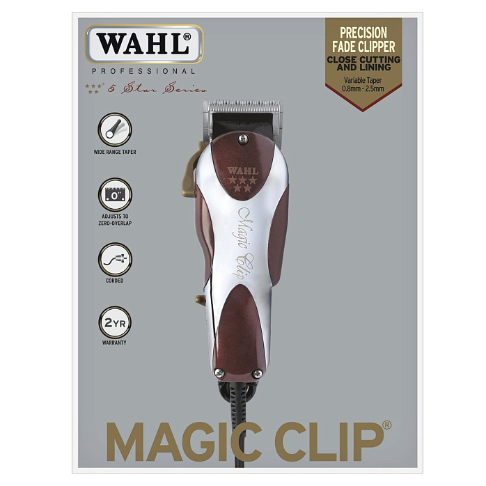 8451-316H/8451-016 Wahl Hair clipper MAGIC Clip 5star red/машинка для стрижки фото 2