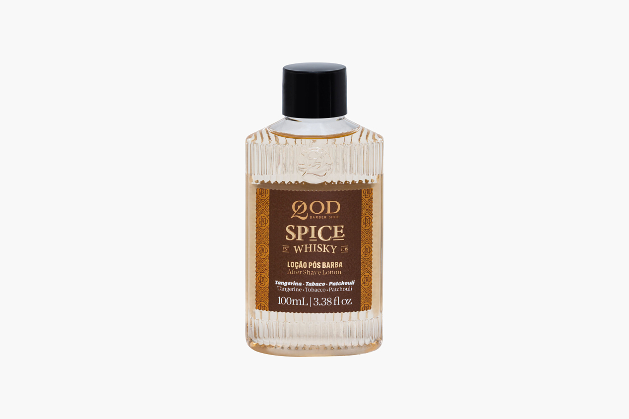 QOD Barber Shop After Shave Lotion Spice Whisky