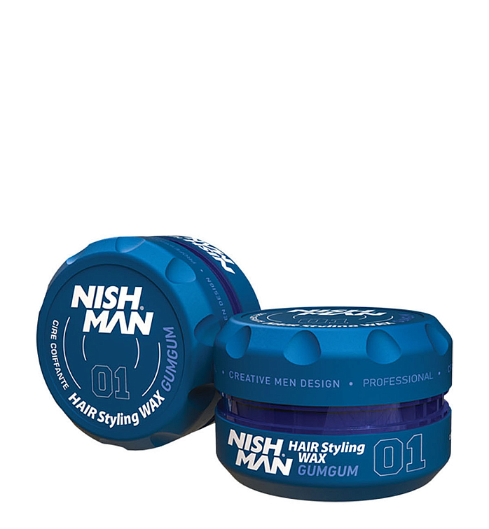 ВОСК ДЛЯ ВОЛОС NISHMAN AQUA HAIR STYLING  WAX 01 GUMGUM Аромат: жевательная резинка «Бабл-Гам» фото 1