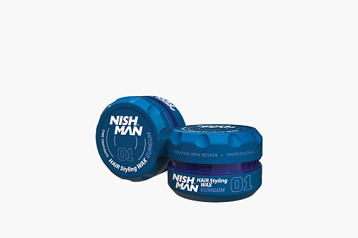 Nishman 01 GumGum Aqua Hair Styling Wax