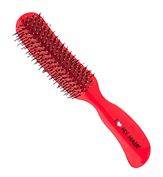 I love my hair Therapy Brush Red