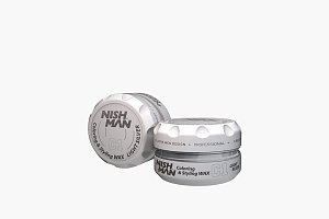 ЦВЕТНОЙ ВОСК ДЛЯ ВОЛОС NISHMAN HAIR PREMIUM C1 COLORING WAX (LIGHT GREY) 100 мл