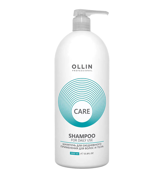 OLLIN Prof. OLLIN CARE Шампунь для ежедневно го применения для волос и тела 1000 мл фото 1
