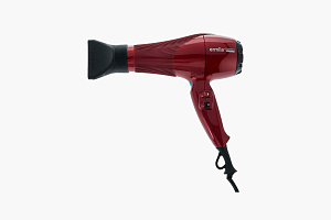 4325-0041 Ermila Hair dryer Compact tourmaline red/ Фен красный