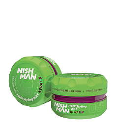 Nishman 05 Keratin Aqua Hair Styling Wax