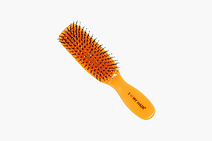 0409-1503-09 Парикмахерская щетка I LOVE MY HAIR "SpiderClassic" 1503 оранжевая глянцевая S