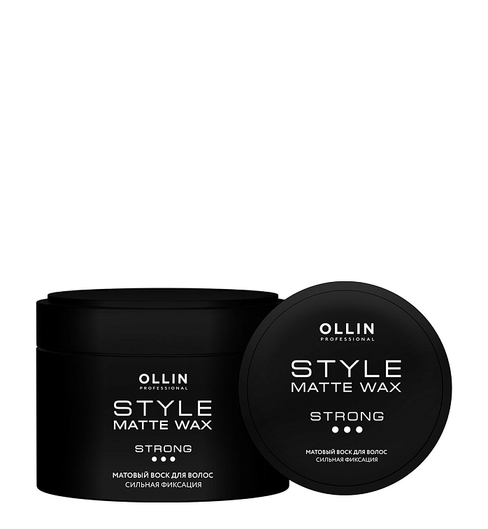 OLLIN Prof. OLLIN STYLE Матовый воск для волос сильной фиксации 50 г фото 1