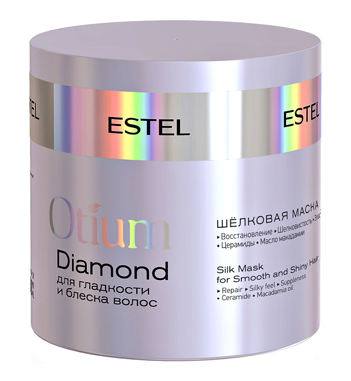ESTEL PROFESSIONAL Маска OTIUM DIAMOND для глад. и блеска волос шелк. 300 мл 97x97x97,0,41,300 фото 1