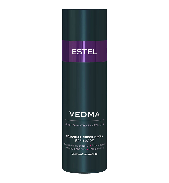 ESTEL PROFESSIONAL Маска VEDMA для блеска волос молочная 200 мл 47x47x170,0,236,200 фото 1