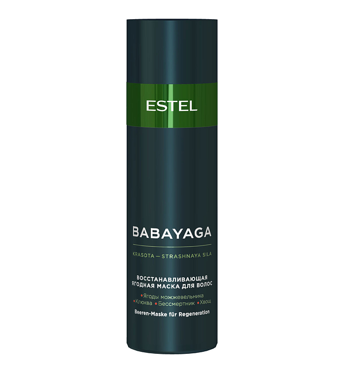 ESTEL PROFESSIONAL Маска BABAYAGA для восстан. волос ягодная 200 мл 47x47x170,0,242,200 фото 1