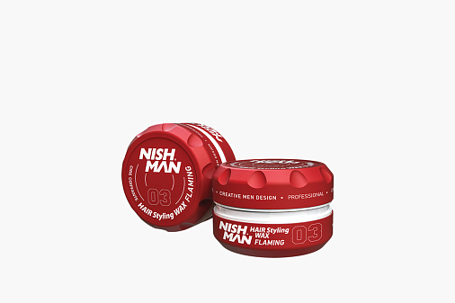 Nishman 03 Flaming Aqua Hair Styling Wax