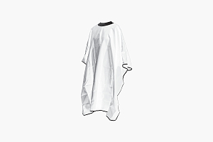 Neocape Unigown White / Пеньюар с неопреновым воротником белый