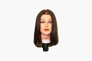 Манекен: EMMA  Designer Mannequin 15-16” Medium Brown, 100% Virgin European Hair