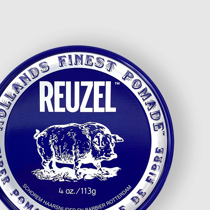 Reuzel Fiber Pomade темно-синяя паста Pig - промо 113 г фото 2