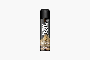 УЦЕНКА10.26Nishman Спрей-Краска Для Волос Hair Coloring Mech Spray - Gold 150 Мл