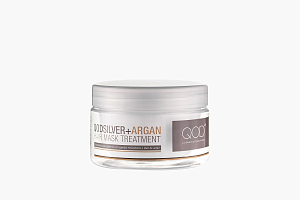 Qod Pro Silver + Argan Hair Mask Treatment Тонирующая маска для придания серебристого оттенка с масл