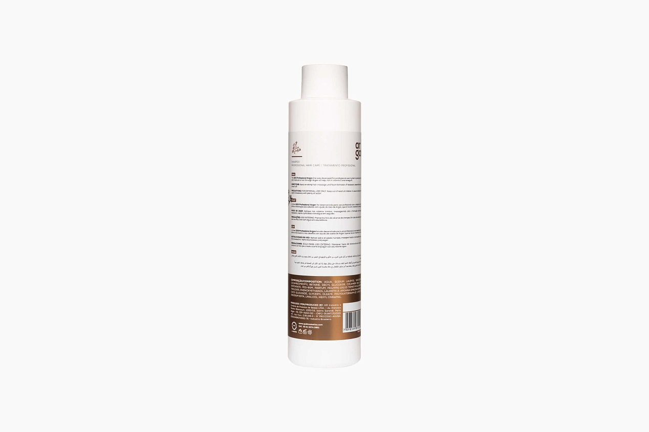 QOD Professional Argan Shampoo After care treatment