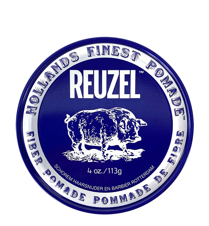 Reuzel Fiber Pomade темно-синяя паста Pig - промо 113 г фото 1