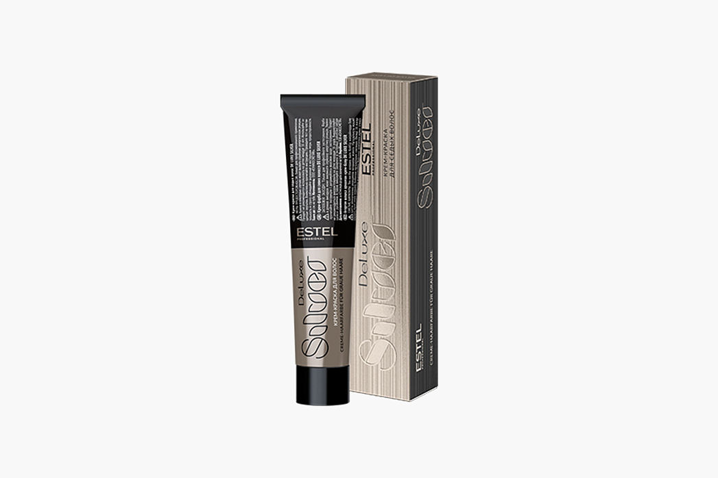 ESTEL PROFESSIONAL Краска-уход DE LUXE SILVER 10/7 свет. блонд. корич. для 100% седины 60 мл 30x40x165,0,086,60 фото 2
