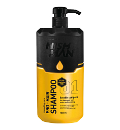 Nishman 01 Professional Hair Shampoo (Salt&Paraben free)