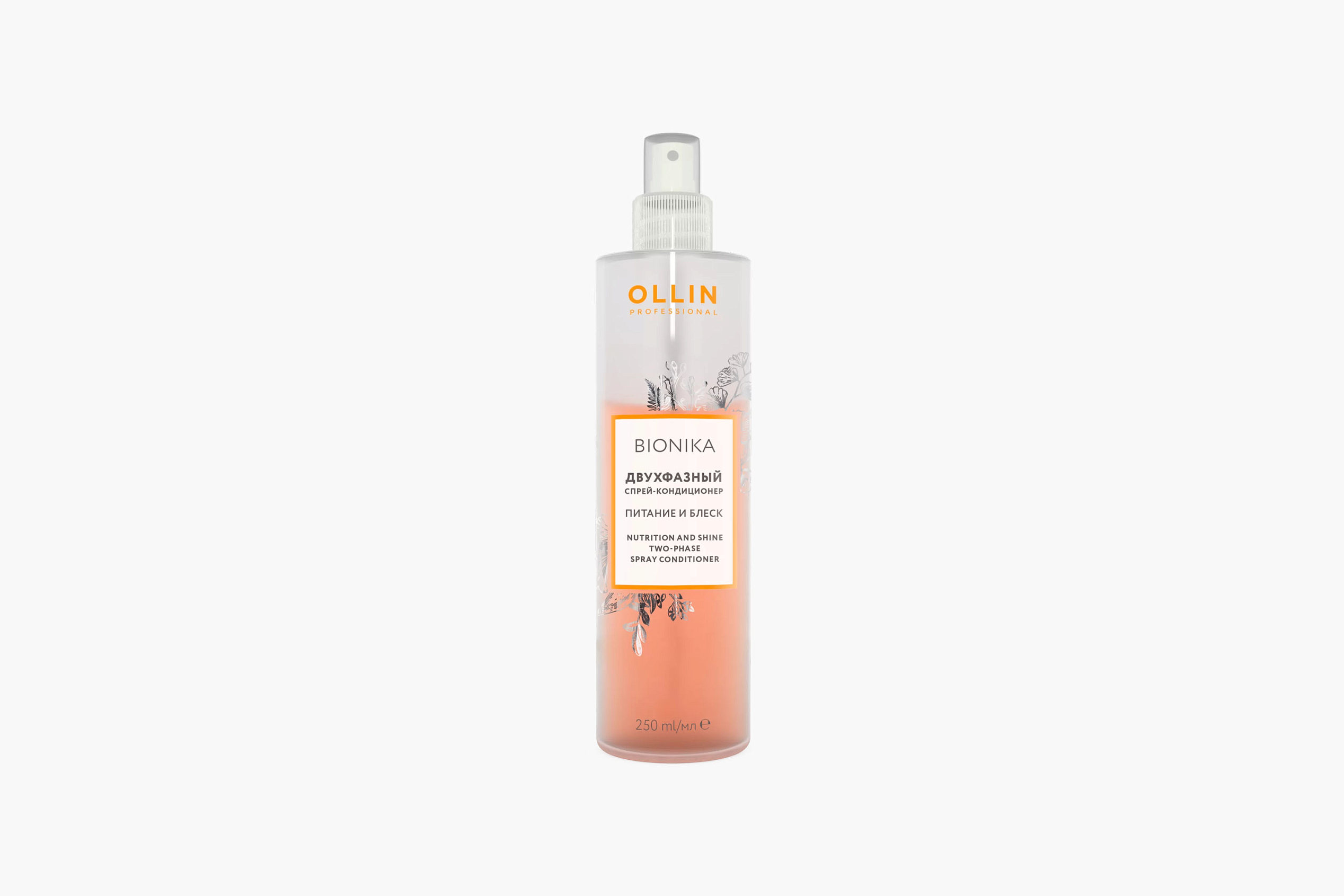 Ollin Professional Bionika Nutrition And Shine Two-Phase Sprey Conditioner фото 1