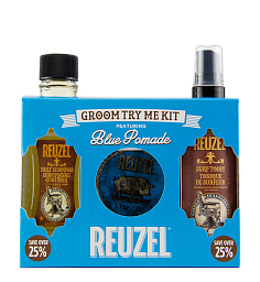 Reuzel Groom Try Me Kit Blue Pomade