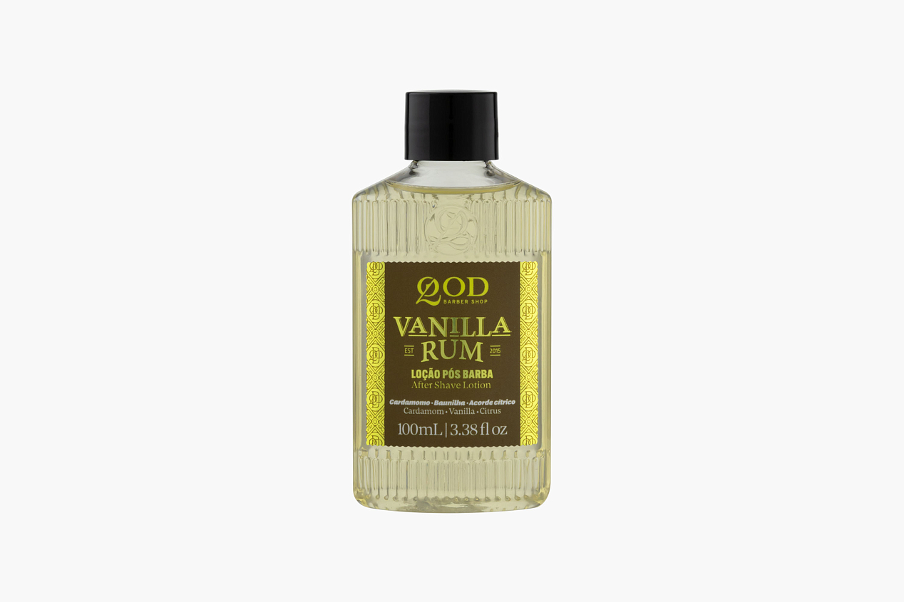 QOD Barber Shop After Shave Lotion Vanilla Rum