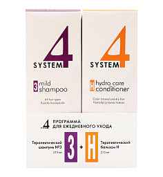 System 4 3 Mild Shampoo + H Hydro Care conditioner