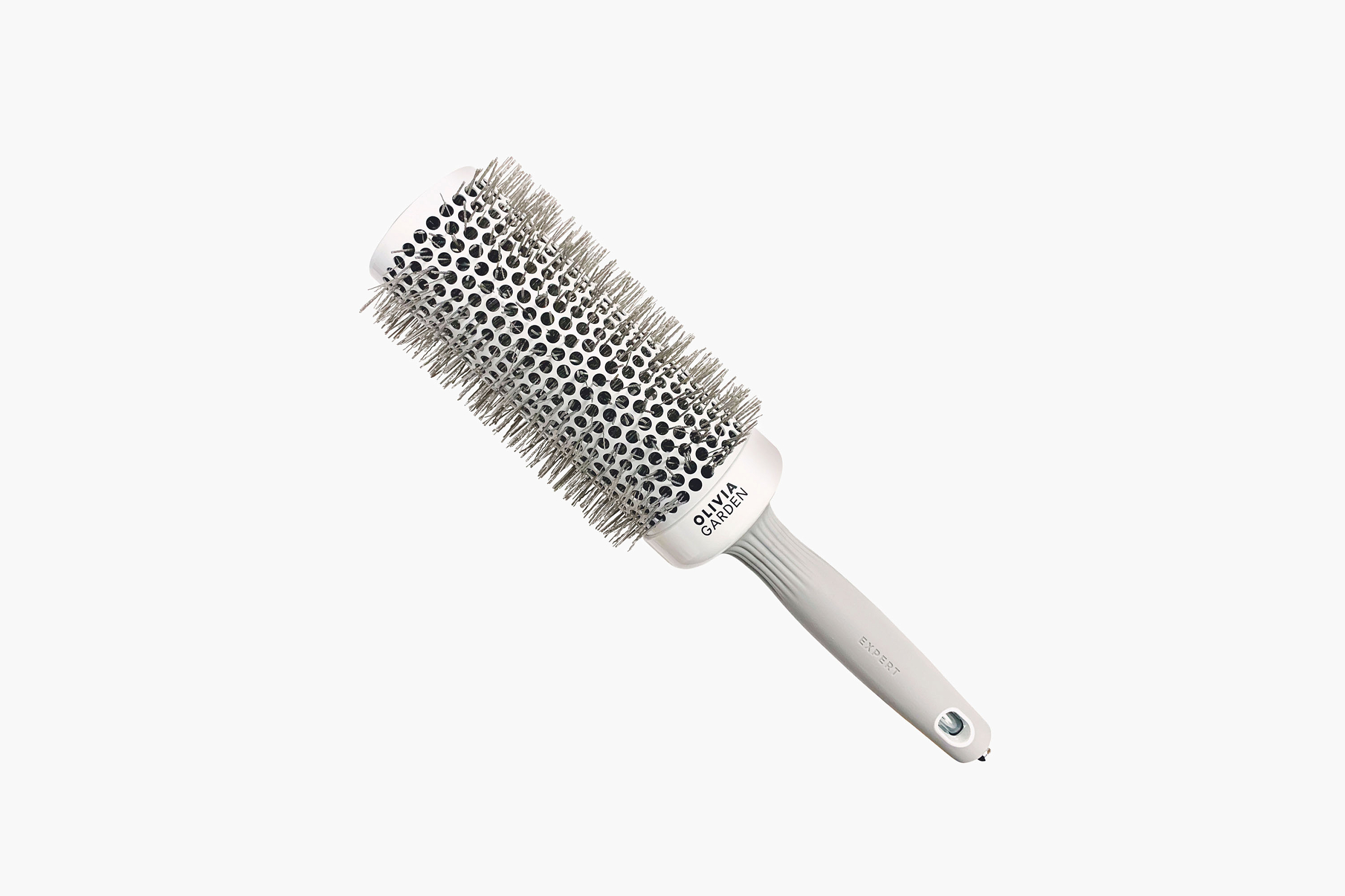 Olivia Garden Expert Blowout Speed XL Wavy Bristles White & Grey 55 фото 1