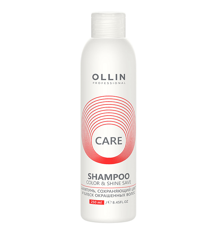 OLLIN Prof. OLLIN CARE Шампунь, сохраняющий цвет и блеск окрашенных волос 250 мл фото 1
