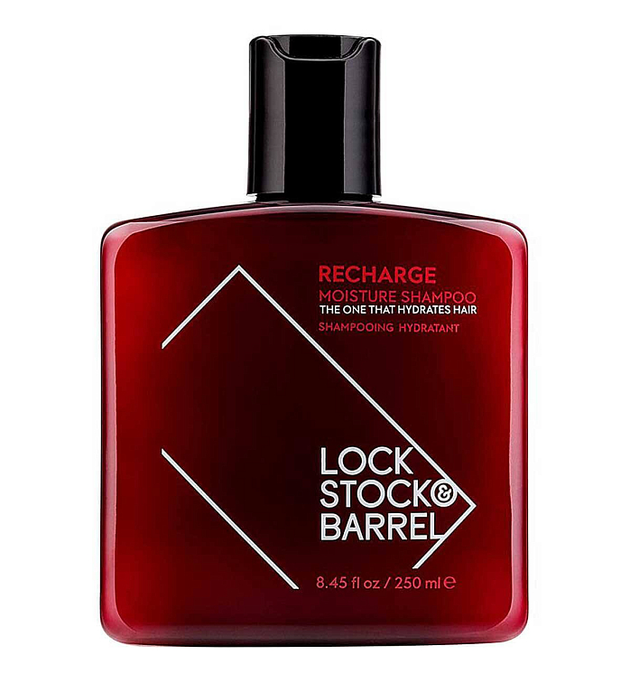 Парфюмированный шампунь LS&B для жестких волос и бороды Recharge в подарочной упаковке фото 2