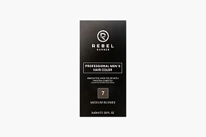 REBEL BARBER Крем-краска для волос Medium Blonde 7,120мл