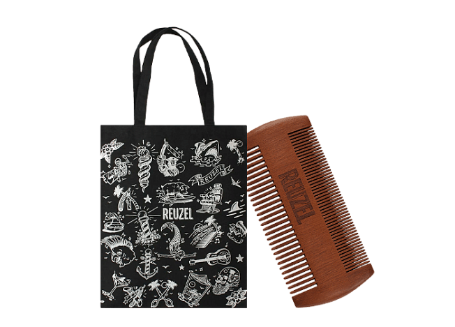 Reuzel + Comb or Shopping bag