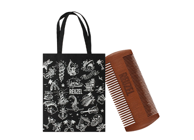 Reuzel + Comb or Shopping bag