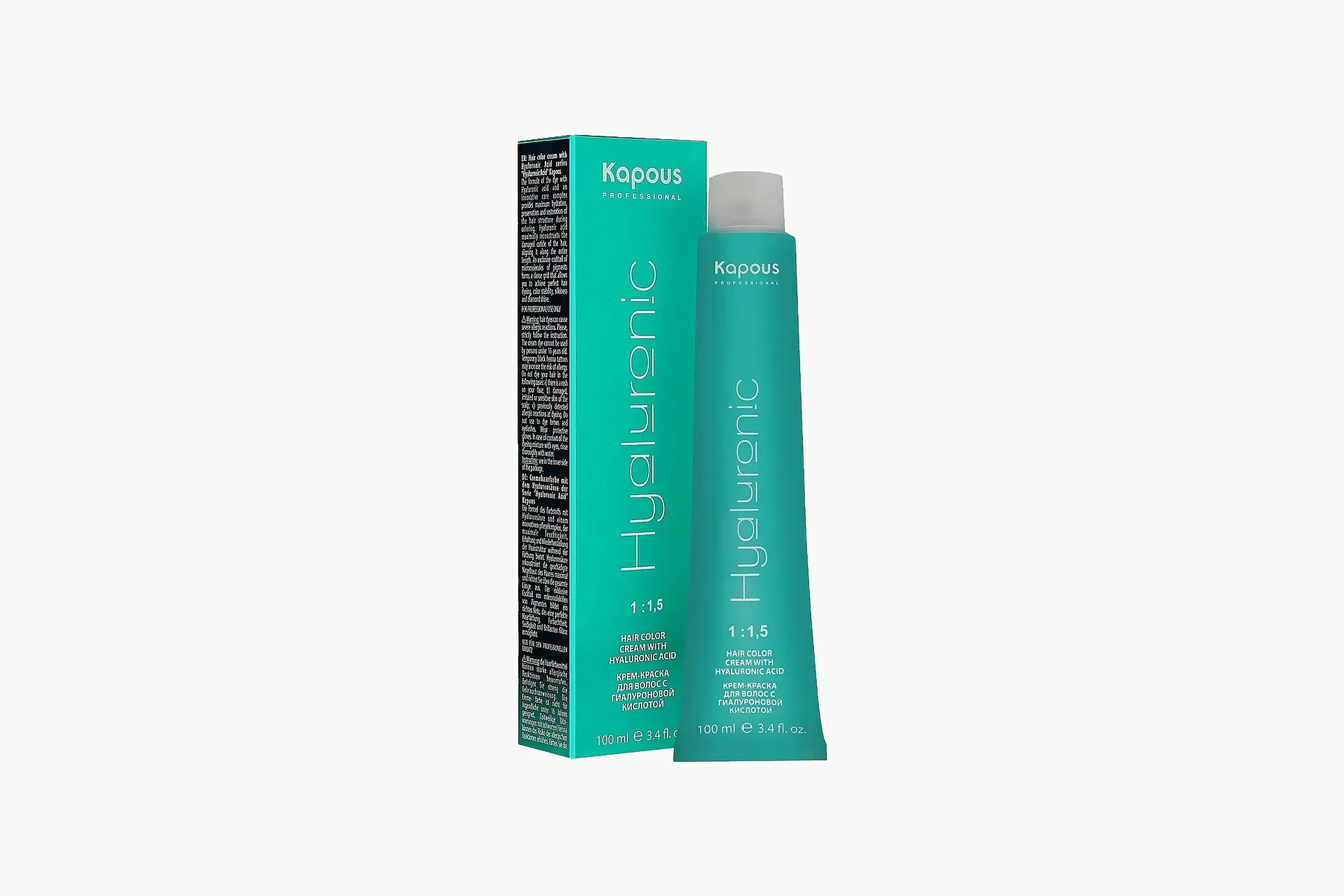 Крем-краска для волос Kapous Professional Hyaluronic Acid 5/35 Уцененный товар 100 мл фото 2
