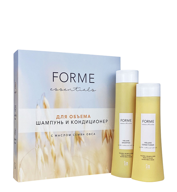 Подарочный набор Forme Essentials для объема волос с маслом семян овса фото 1