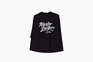 ПЕНЬЮАР NISHMAN BARBER CAPE (MASTER BARBERS) Цвет: черный
Размер: 120х145 см, от низа до горла 100