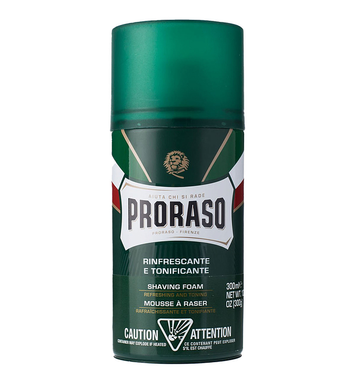 Proraso Пена для бритья с маслом эвкалипта и ментолом Rinfrescante E Tonificante 50 мл фото 1