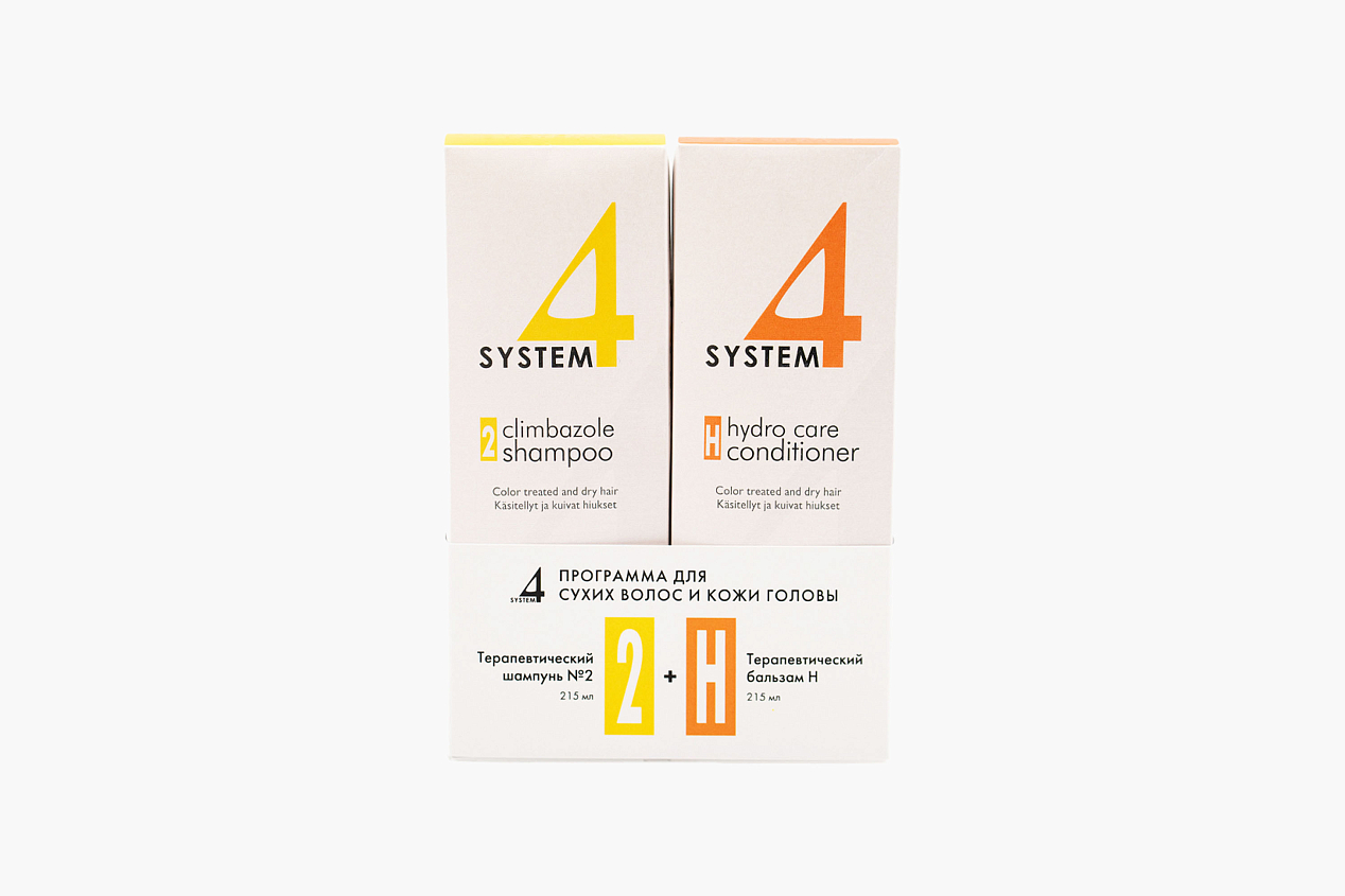 System 4 2 Climbazole Shampoo + H Hydro Care conditioner