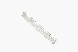 Y.S.Park YS-G20 white Расческа для стрижки с линейкой белая G20