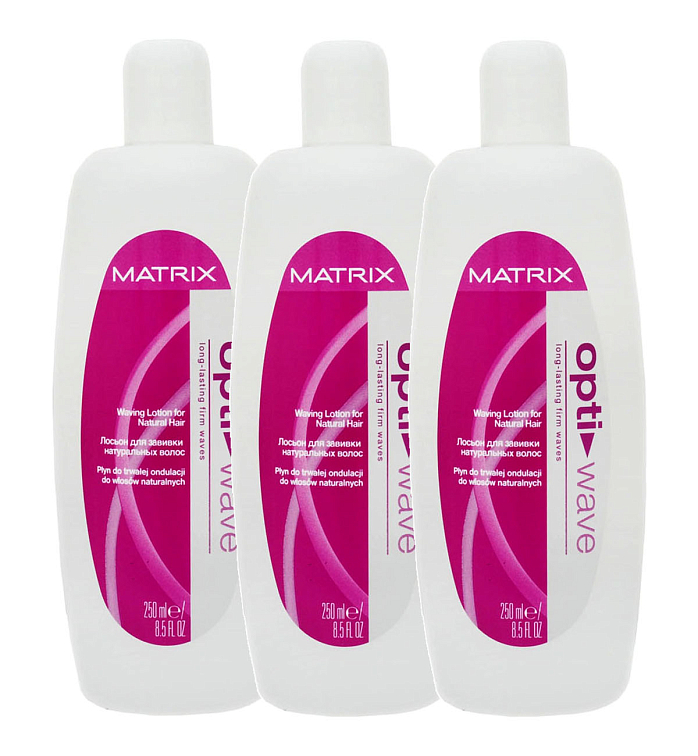 Matrix OPTI.WAVE Лосьон для завивки натуральных волос, упаковка 3х250 мл фото 1